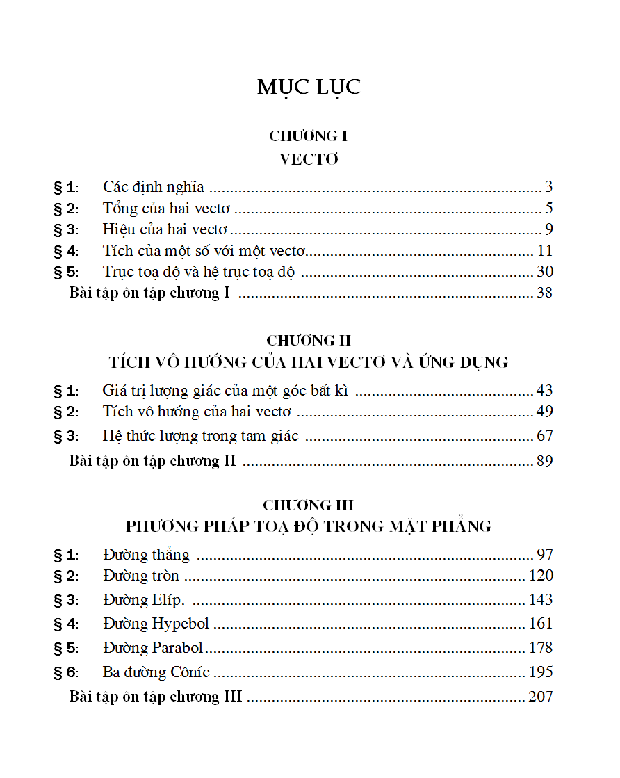 Bìa sau Để Học Tốt Hình Học 10